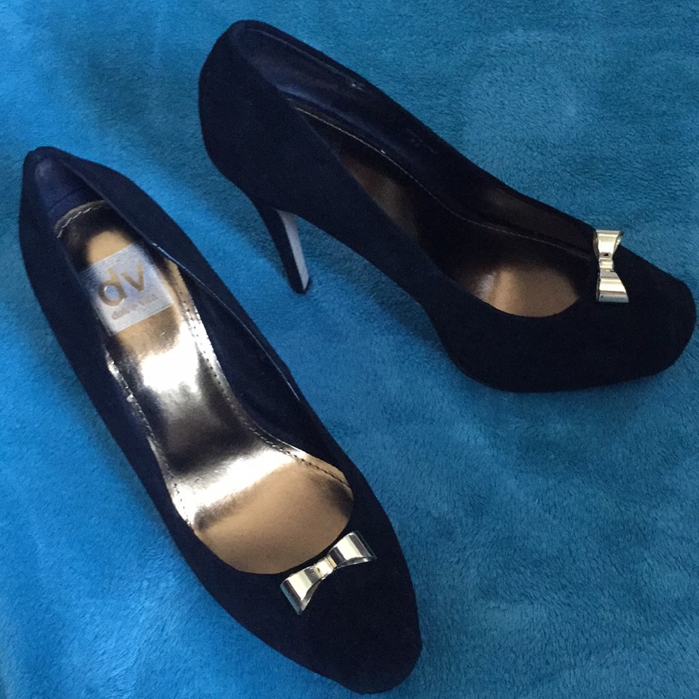 dv Dolce Vita Black suede heells